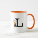 Search for monogram l mugs Charles m schulz