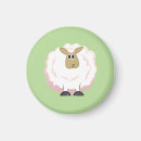 Search for white sheeps magnets Cartoon