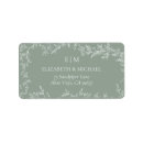 Search for green leaf return address labels Simple