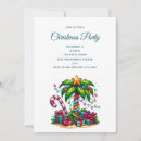 Search for tropical christmas invitations Palm tree