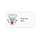 Search for recipes return address labels Red