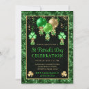 Search for elegant st patricks day invitations Green