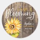 Search for yellow sunflower stickers Baby shower
