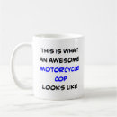 Search for motorcycle cop Police