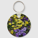 Search for yellow pansy key rings Nature