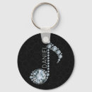 Search for diamond bling key rings Black