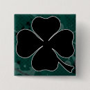 Search for 4 leaf clover square badges Irish