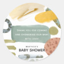 Search for editable favor stickers Editable baby shower