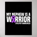 Search for epilepsy purple ribbon posters Warrior
