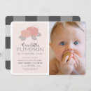 Search for little pumpkin 1st birthday invitations Fall