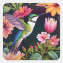 Search for hummingbird painting stickers Tropical