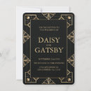 Search for 1920 4x6 invitations Gold