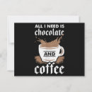 Search for chocolate lover postcards Brown