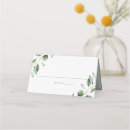 Search for eucalyptus place cards Watercolor greenery