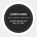 Search for plain black stickers Business