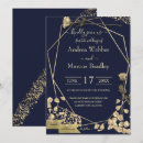Search for navy and champagne wedding invitations Calligraphy