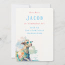 Search for goat birthday invitations Watercolor