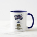 Search for steampunk owl mugs Flower leaves