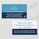 Search for autism business cards Nonverbal