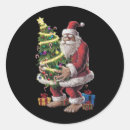 Search for tree lover stickers Santa