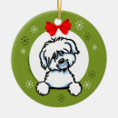 Search for coton de tulear christmas tree decorations Cute