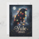Search for crow christmas cards Yule