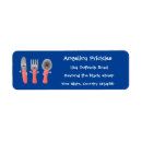 Search for utensils return address labels Cute