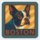 Search for boston terrier stickers Vintage