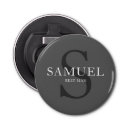 Search for monogrammed bottle openers Groomsman