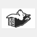 Search for dog rectangle stickers Husky