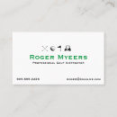 Search for golf business cards Minimalist