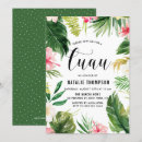 Search for luau party invitations Watercolor