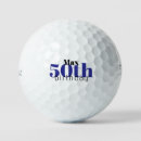 Search for 50th birthday golf balls Fifty