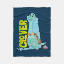 Search for clover design blankets Dinosaur