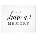 Search for share a memory sign posters Funeral