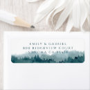 Search for blue rustic return address labels Forest