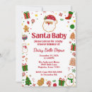 Search for santa claus baby shower invitations December