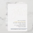 Search for real gold foil invitations Stylish