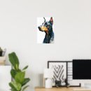 Search for doberman posters Black