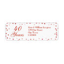 Search for confetti wedding return address labels Stylish
