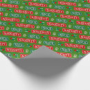 Search for naughty christmas wrapping paper Red and green
