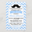 Search for mustache white invitations Blue