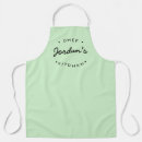 Search for black and green aprons Kitchen wear