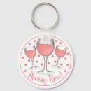 Search for wine glass key rings Pink