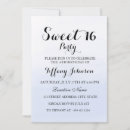 Search for pastel sweet 16 invitations Modern