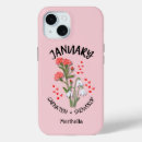 Search for january iphone cases Birth month flower