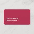Search for moving company business cards Logistics