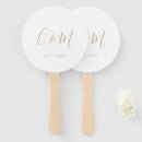 Search for wedding hand fans Gold