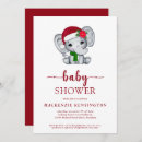 Search for christmas baby shower invitations Red and green