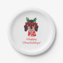 Search for dachshund christmas plates Xmas